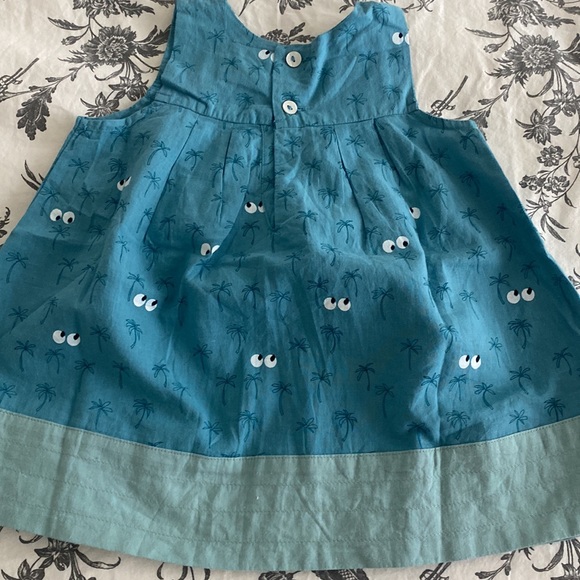 Dress, « la queue du chat” (French brand, bio, ethic and fun), sleeveless, 6M - Picture 6 of 6